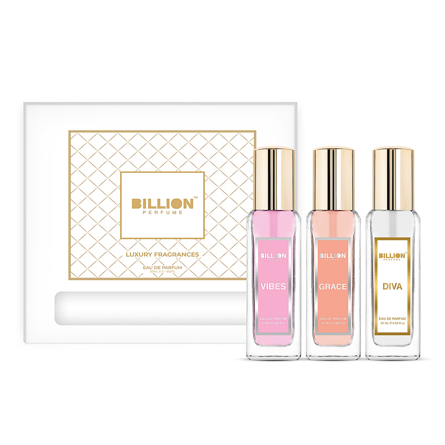 Billion Eau De Perfume Combo | Pack of 3 Perfume for Women