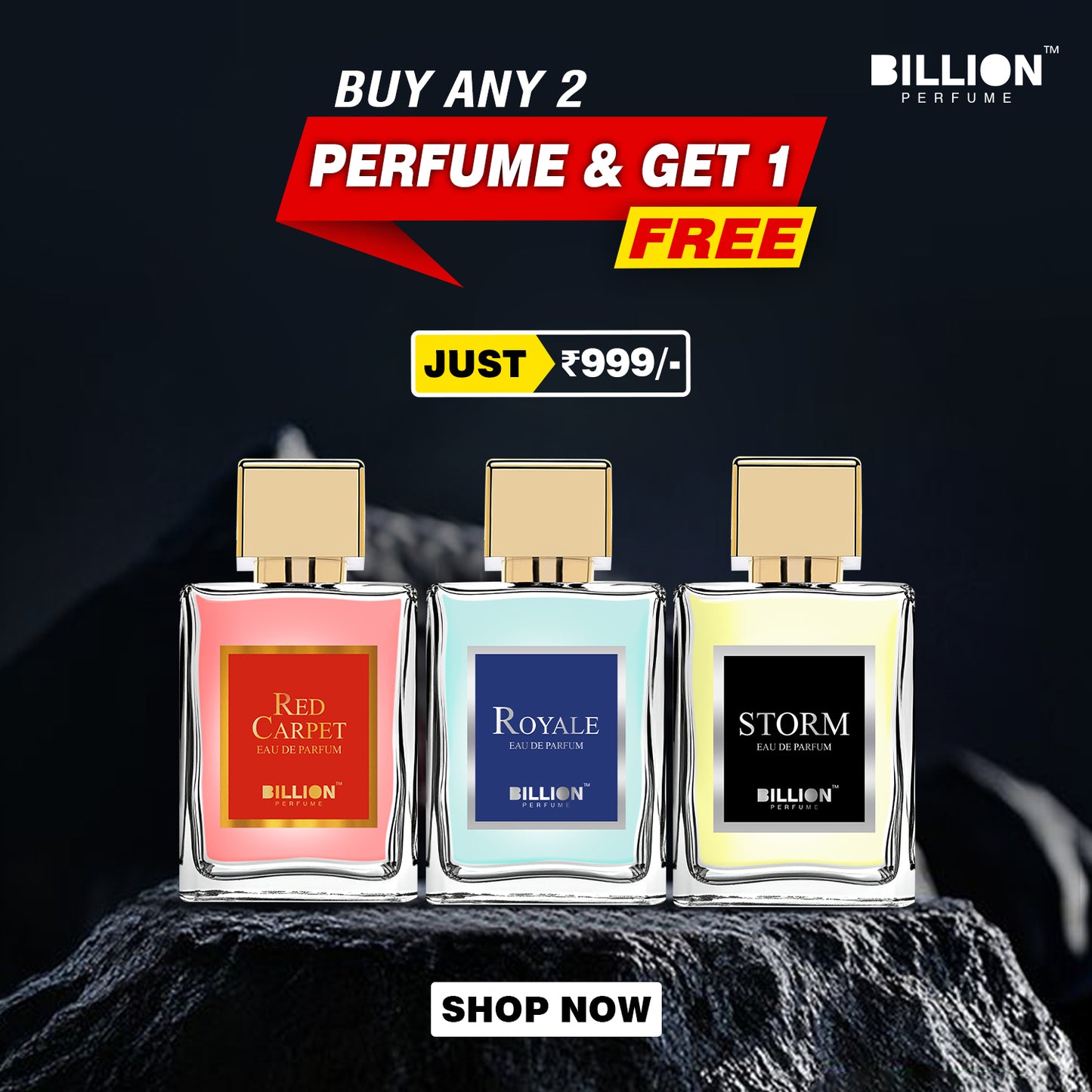 Buy 2 Perfume and Get 1 Free