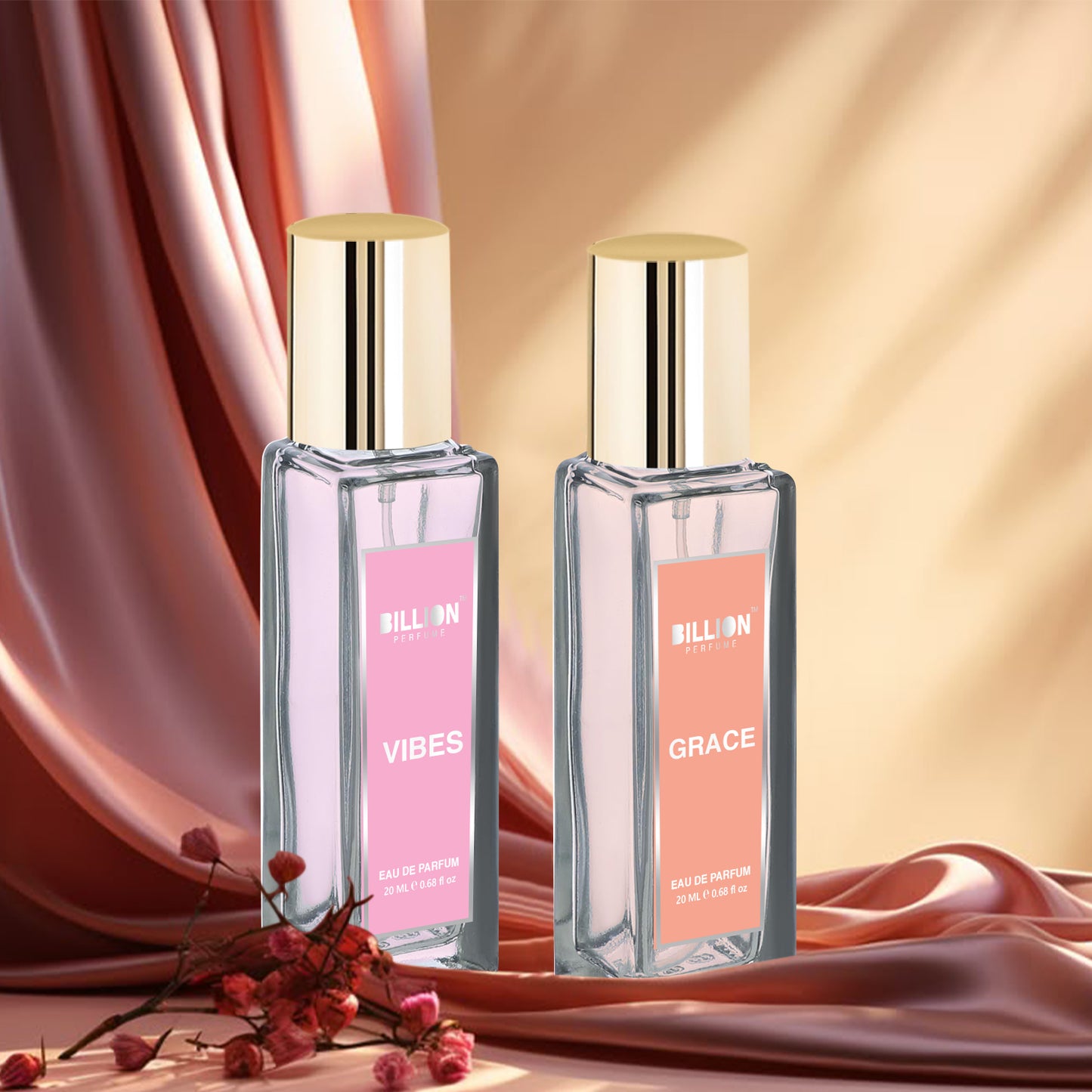 BIllion Perfume Set of 2 - Grace 20ml & Vibes 20ml