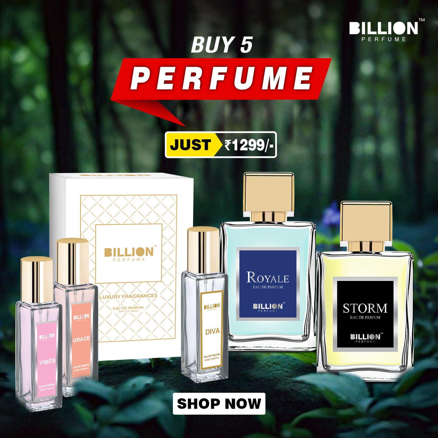 Buy 5 Luxury Perume