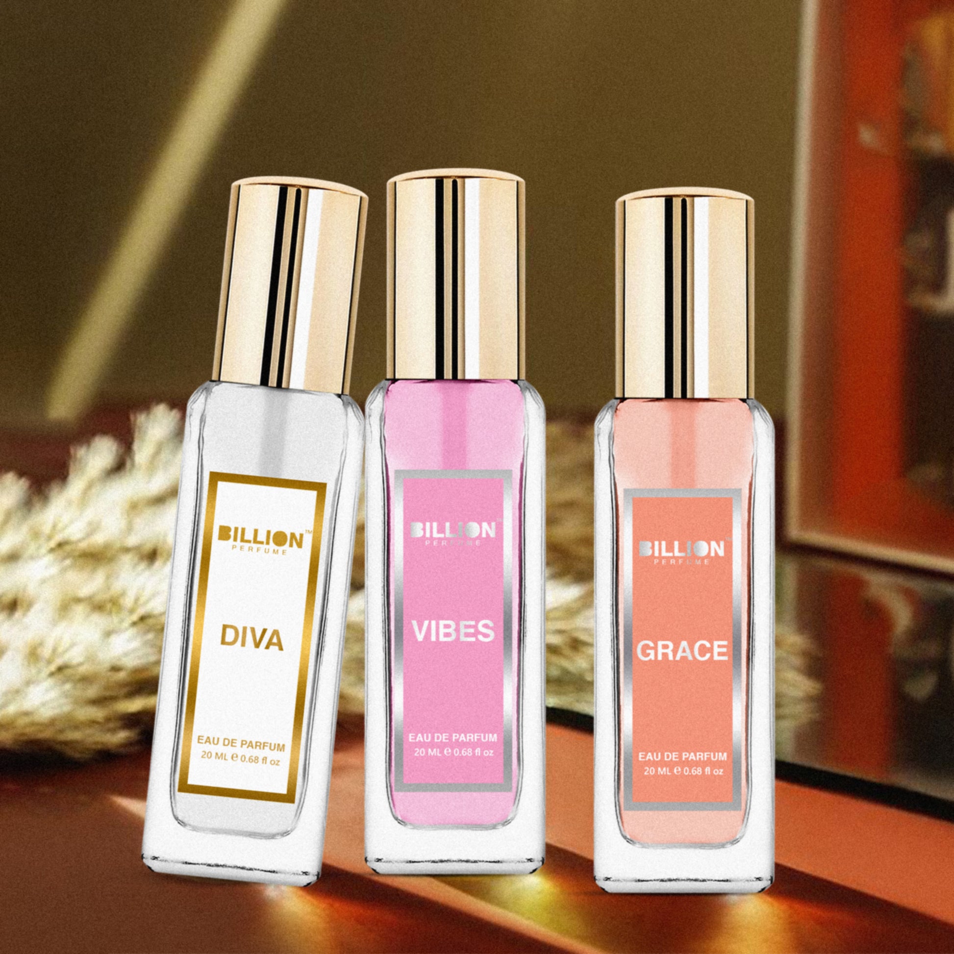 Billion Eau De Perfume Combo | Pack of 3 Perfume for Women