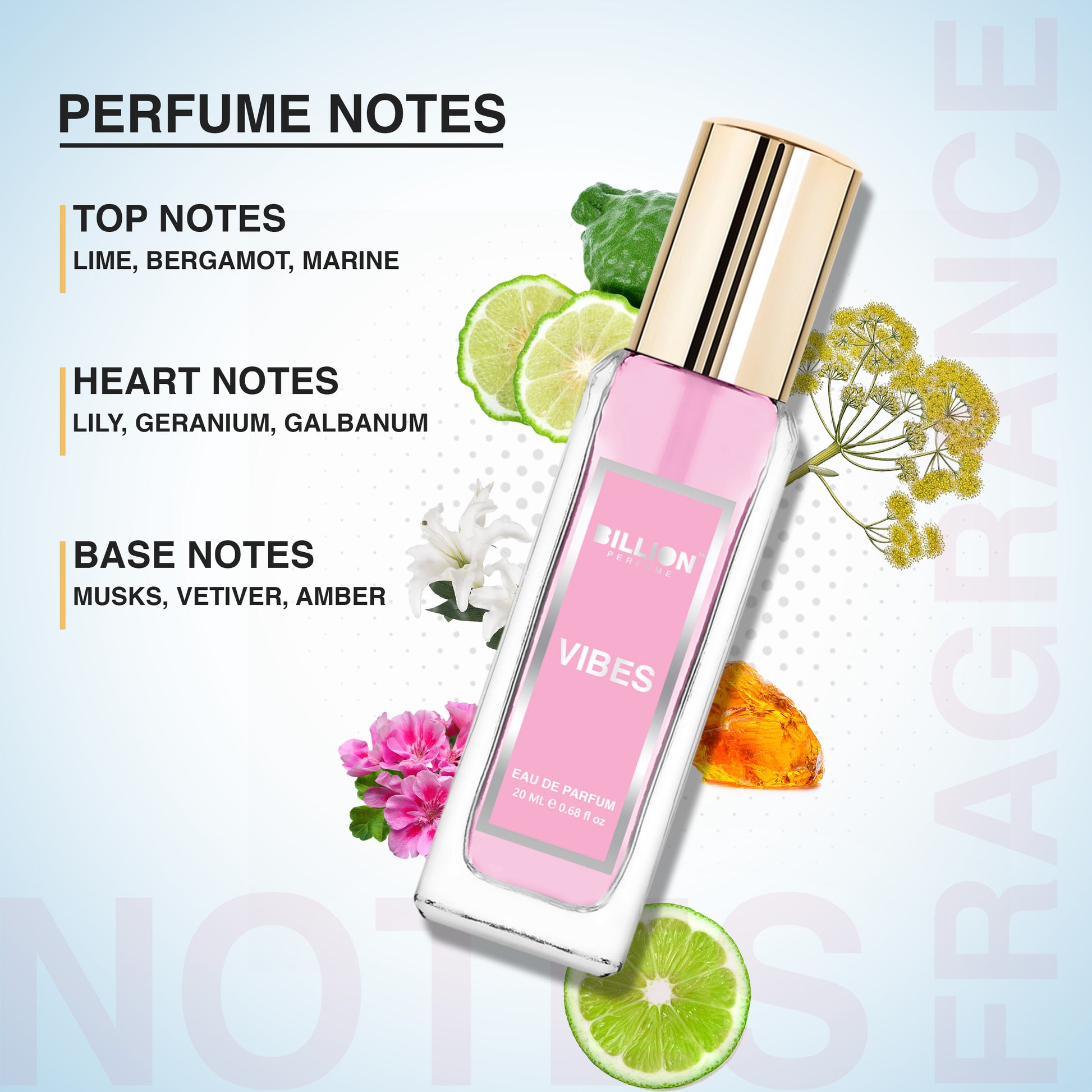 Billion Eau De Perfume Combo | Pack of 3 Perfume for Women