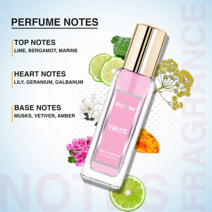 BIllion Perfume Set of 2 - Diva 20ml & Vibes 20ml