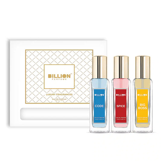 Billion Eau De Perfume Combo | Pack of 3 Perfume for Men
