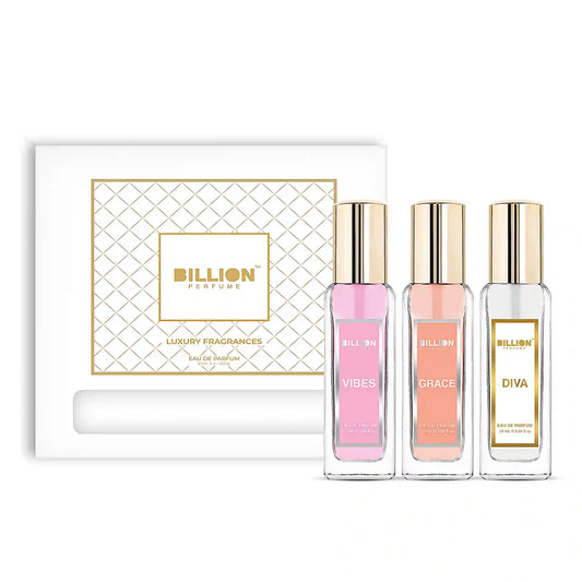 Billion Eau De Perfume Combo | Pack of 3 Perfume for Women