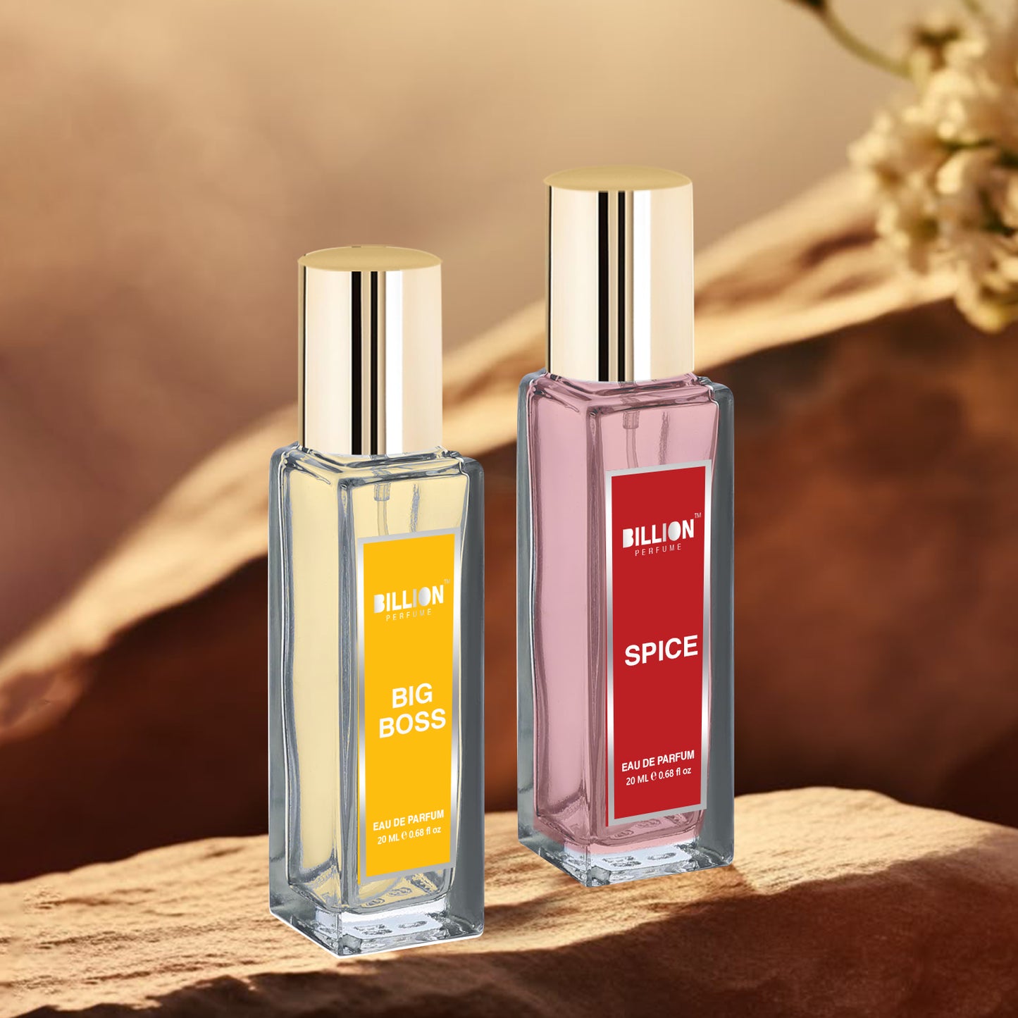 BIllion Perfume Set of 2 - Big Boss 20ml & Spice 20ml