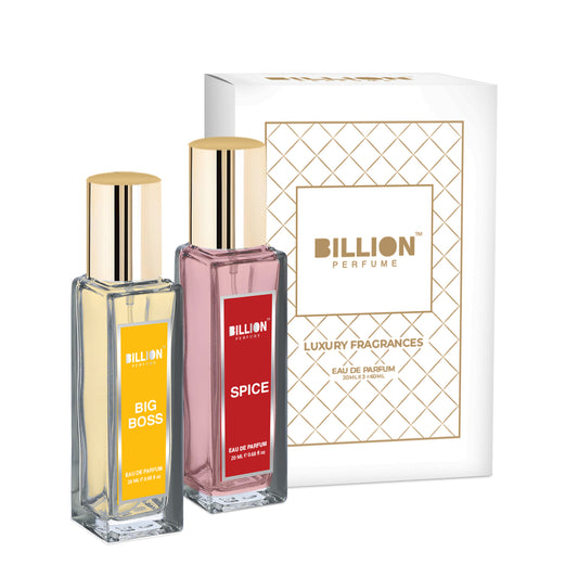 BIllion Perfume Set of 2 - Big Boss 20ml & Spice 20ml