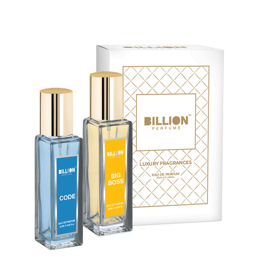 BIllion Perfume Set of 2 - Big Boss 20ml & Code 20ml