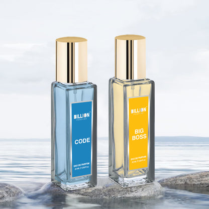 BIllion Perfume Set of 2 - Big Boss 20ml & Code 20ml