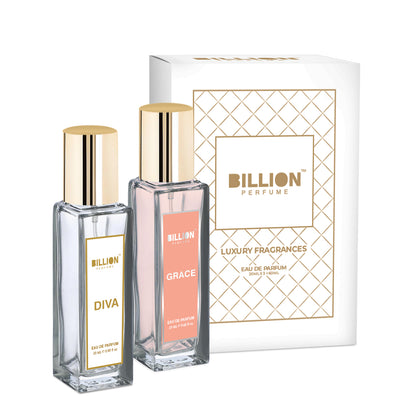 BIllion Perfume Set of 2 - Diva 20ml & Grace 20ml