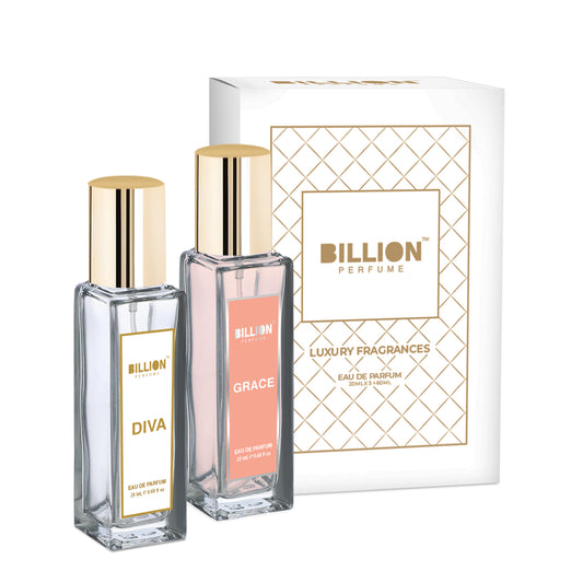 BIllion Perfume Set of 2 - Diva 20ml & Grace 20ml