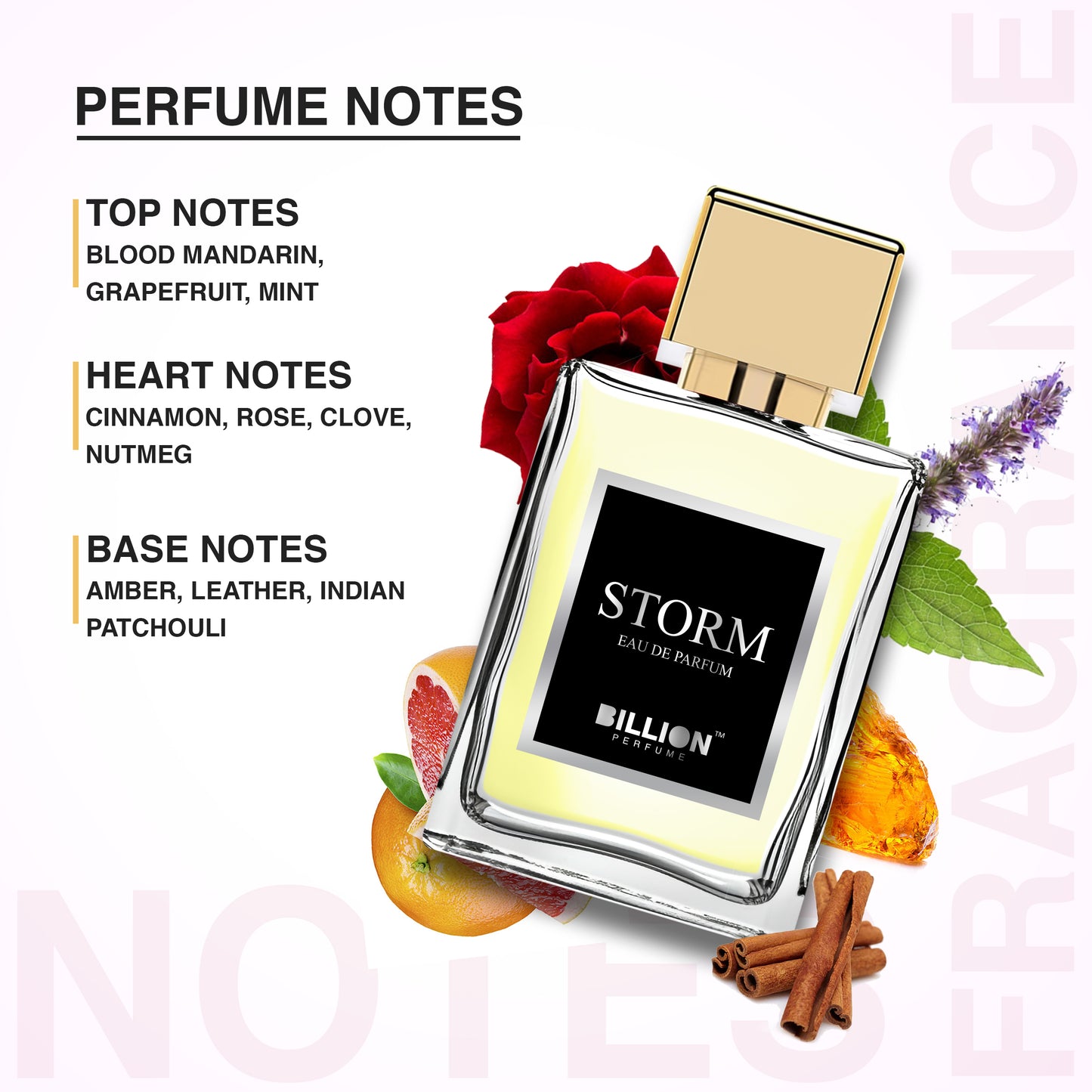 Billion Storm Edu De Perfume For man
