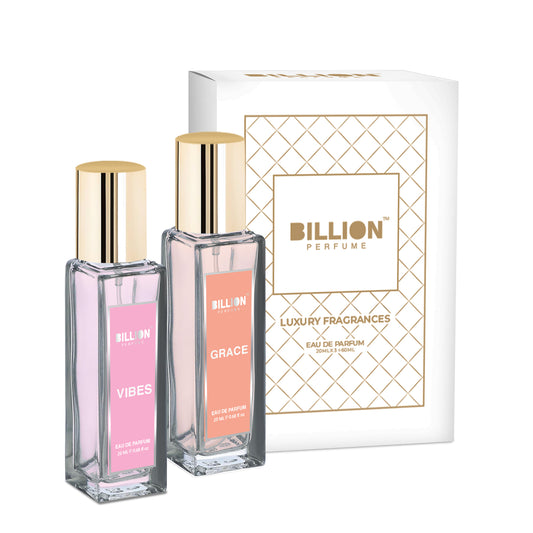 BIllion Perfume Set of 2 - Grace 20ml & Vibes 20ml